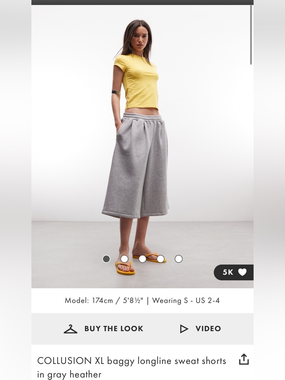 Asos Collusion Wide Leg Sweatpants size Medium
